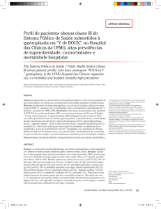 Perfil de pacientes obesos classe III do Sistema Público de Saúde