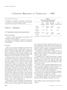i consenso brasileiro de tuberculose – 1997