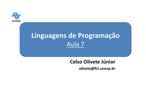 Linguagens de Programa&ccedil;&atilde;o