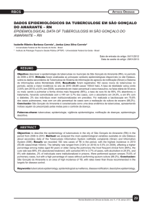 29 rbcs dados epidemiológicos da tuberculose em são gonçalo do