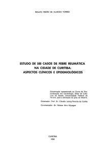 estudo de 500 casos de febre reumática na cidade de curitiba