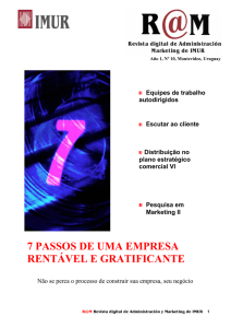 7 passos de uma empresa rentável e gratificante