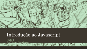 Introdução ao Javascript