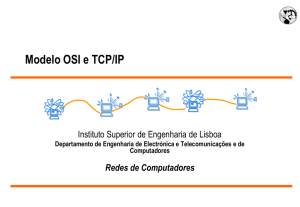 Modelo OSI e TCP/IP