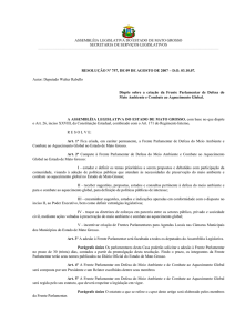 Baixar Resolução - Assembleia Legislativa do Estado de Mato Grosso