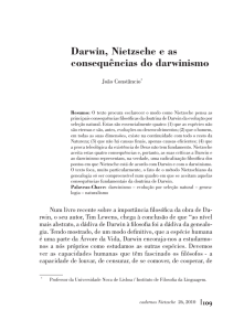 Darwin, Nietzsche e as consequências do darwinismo