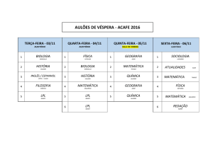 AULÕES DE VÉSPERA