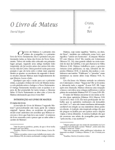 O Livro de Mateus