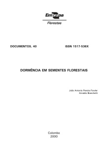 DORMÊNCIA EM SEMENTES FLORESTAIS