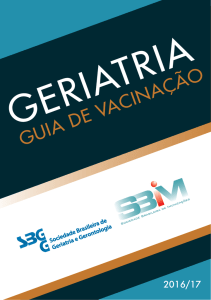 Guia de Vacinação Geriatria - Sociedade Brasileira de Geriatria e