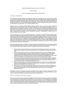 BIODIVERSIDADE DOS PEIXES DA MATA ATLÂNTICA Paulo A