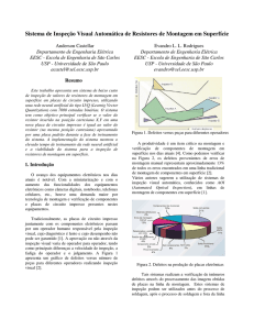 Sistema de Inspeção Visual Automática de Resistores de Montagem