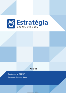 Português p/ TCE/SP - Estratégia Concursos