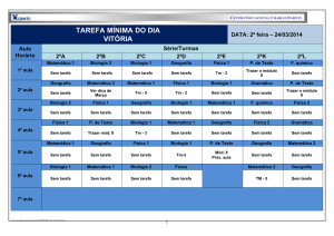 tarefa mínima do dia vitória