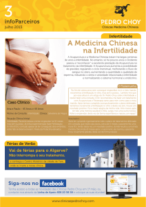 A Medicina Chinesa na Infertilidade