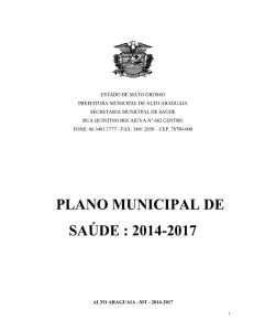 plano municipal de saúde : 2014-2017
