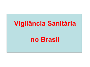 Vigilância Sanitária no Brasil