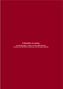 O Remédio via Justiça - BVS MS