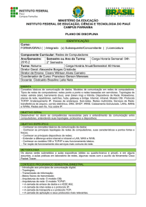 Plano de disciplina (atualizado – 18/01/2017)