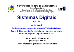 Sistemas Digitais - Departamento de Informática e Estatística