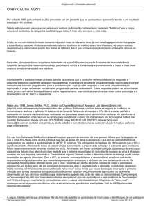 o hiv causa aids? - Portugal em Linha