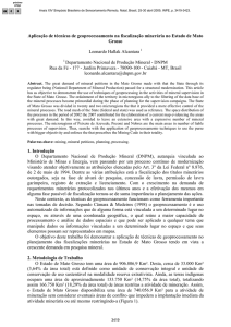 Aplicação de técnicas de geoprocessamento na fiscalização