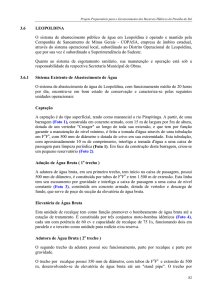 3.6 LEOPOLDINA O sistema de abastecimento público de água em