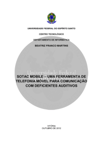 sotac mobile – uma ferramenta de telefonia - Informática