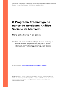 O Programa Crediamigo do Banco do Nordeste: Análise Social e de