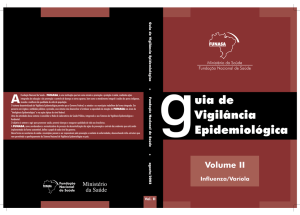 Guia de Vigilância Epidemiológica Volume II Influenza/Varíola