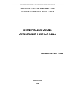 apresentação de pacientes: (re)descobrindo a