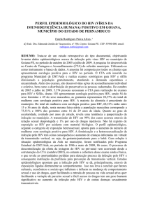 perfil epidemiológico do hiv