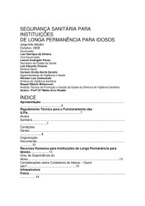 segurança sanitária para instituições de longa permanência para