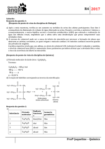 R4 – química KAPA Profª Jaque