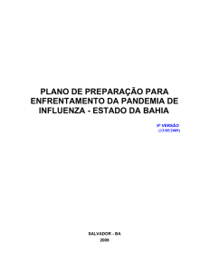 plano de preparação para enfrentamento da pandemia de