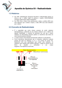 Apostila de Química 03 – Radioatividade – Professor Serginho