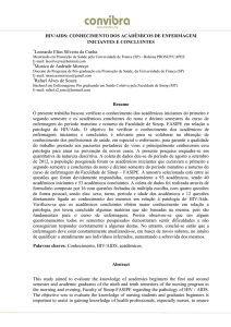 HIV/AIDS: CONHECIMENTO DOS ACADÊMICOS DE