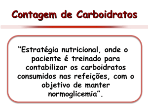 Contagem de Carboidratos