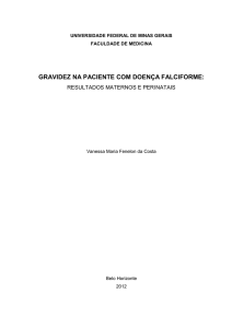 Gravidez na paciente com doença falciforme - Nupad