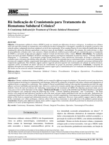 Há Indicação de Craniotomia para Tratamento do Hematoma