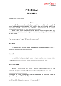 prevenção hiv/aids