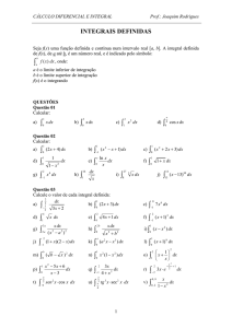 11 - integral definida, áreas e volume