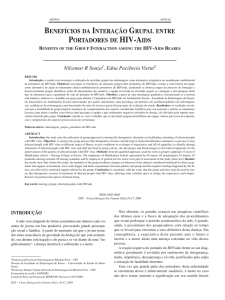 benefícios da interação grupal entre portadores de hiv-aids