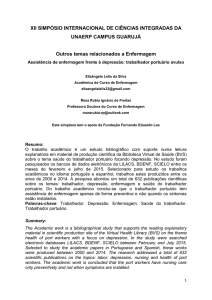 XII SIMPÓSIO INTERNACIONAL DE CIÊNCIAS