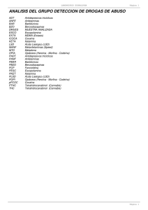 deteccion de drogas de abuso