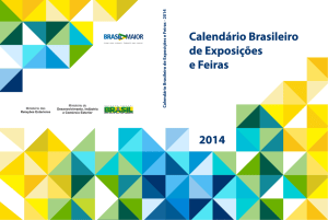 Calendário Brasileiro de Exposições e Feiras 2014