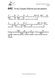 642.Foi teu Coração (Palavras que não passam)