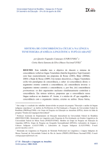 família linguística tupí-guaraní - Quesler Fagundes Camargos