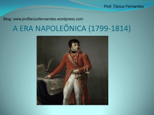 a era napoleônica (1799-1814)