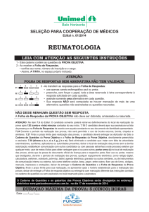 Prova Reumatologia